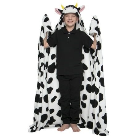 Wearable Throw for Kids Hooded Koala Plush Blanket Unisex Childrens Blanket Funziez